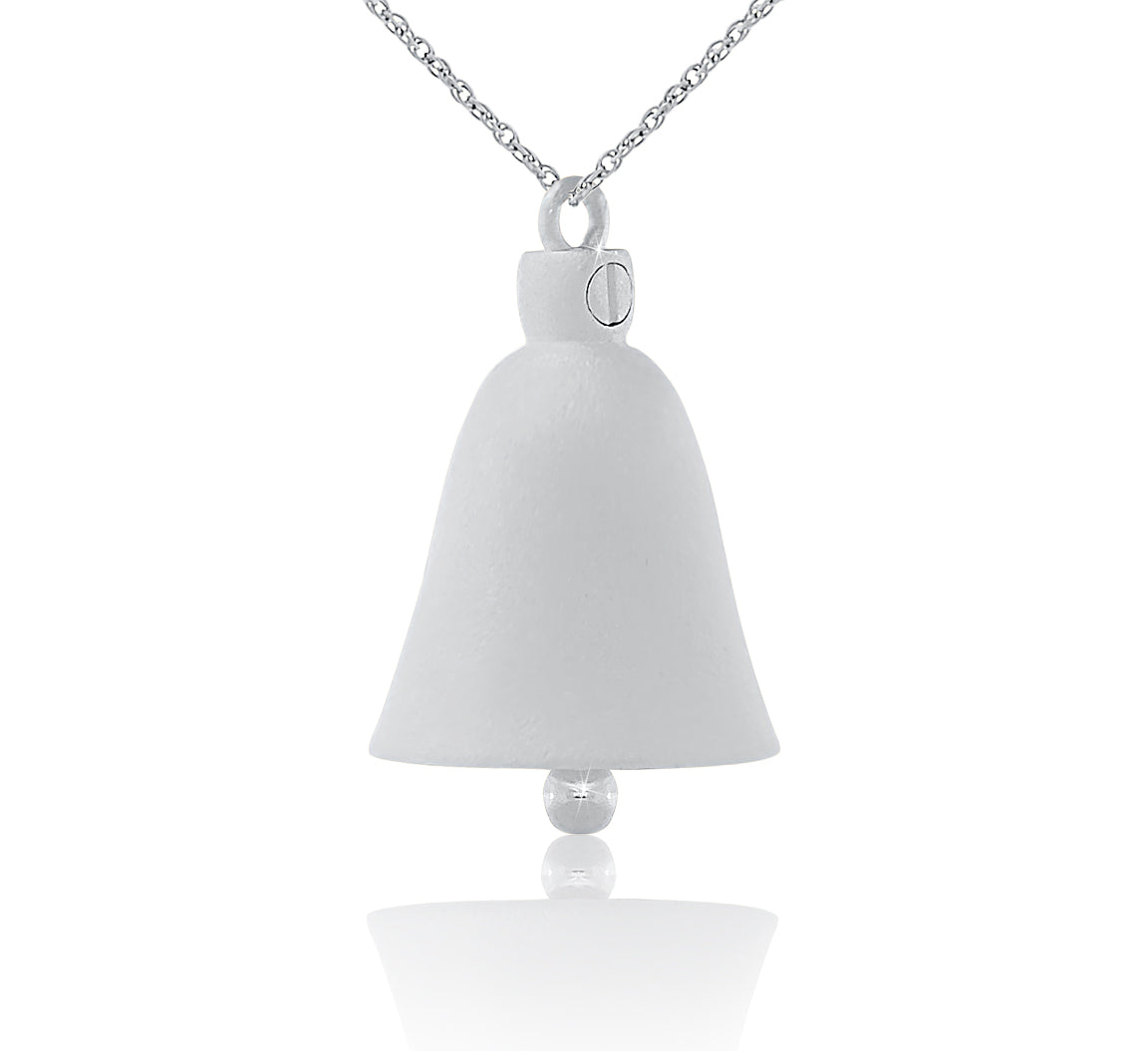 Large Silver Bell Keepsake Ornament